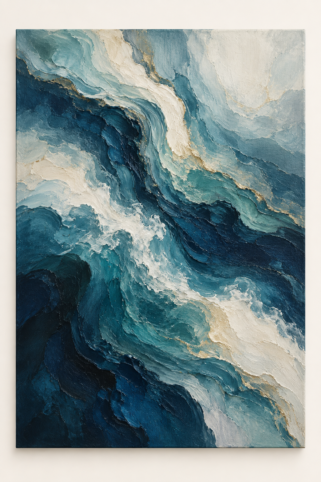 Tidal Reverie — Abstract Ocean Wall Art