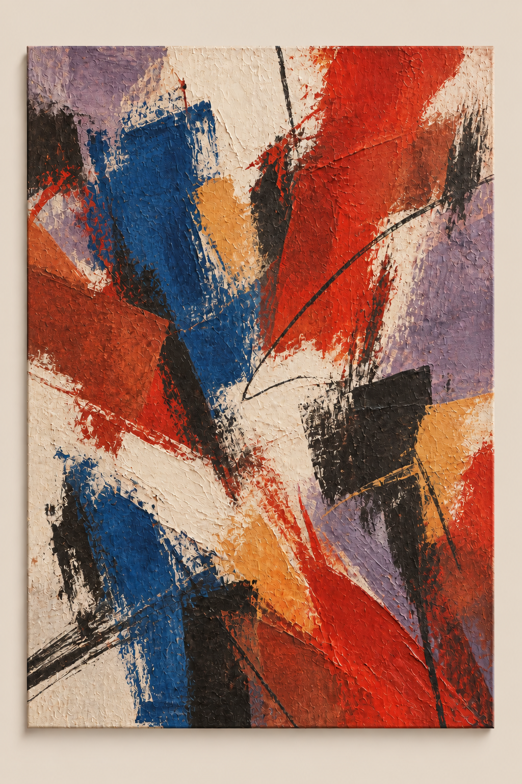 Chromatic Pulse — Expressive Abstract Wall Art