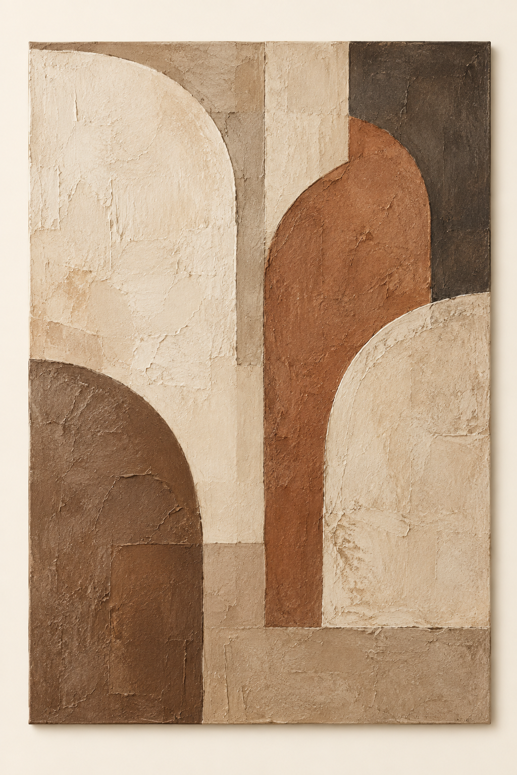 Terra Forma — Textured Abstract Geometric Wall Art