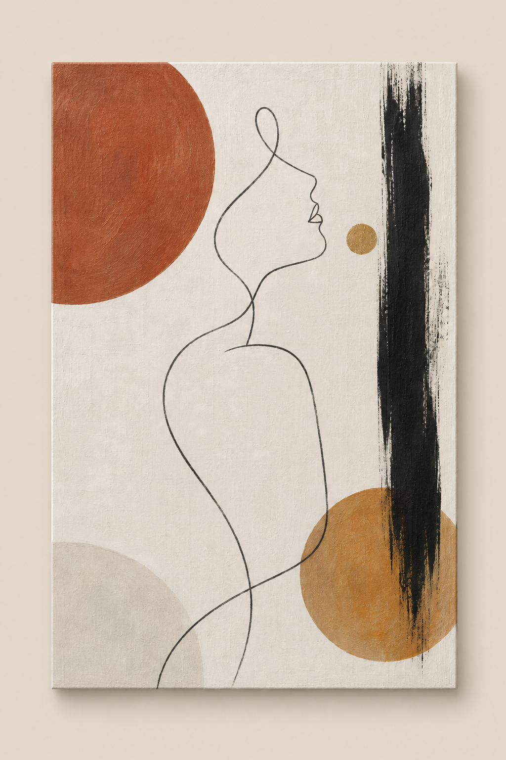 Quiet Contour — Minimalist Line Art Wall Art